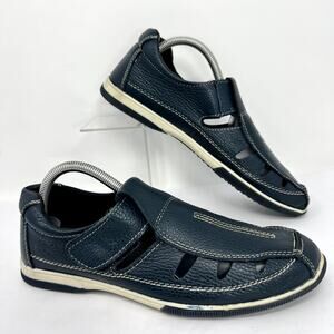 JBE Sandals Shoes Men 26 US 8 Blue Comfort Casual Classic Yacht Country Club